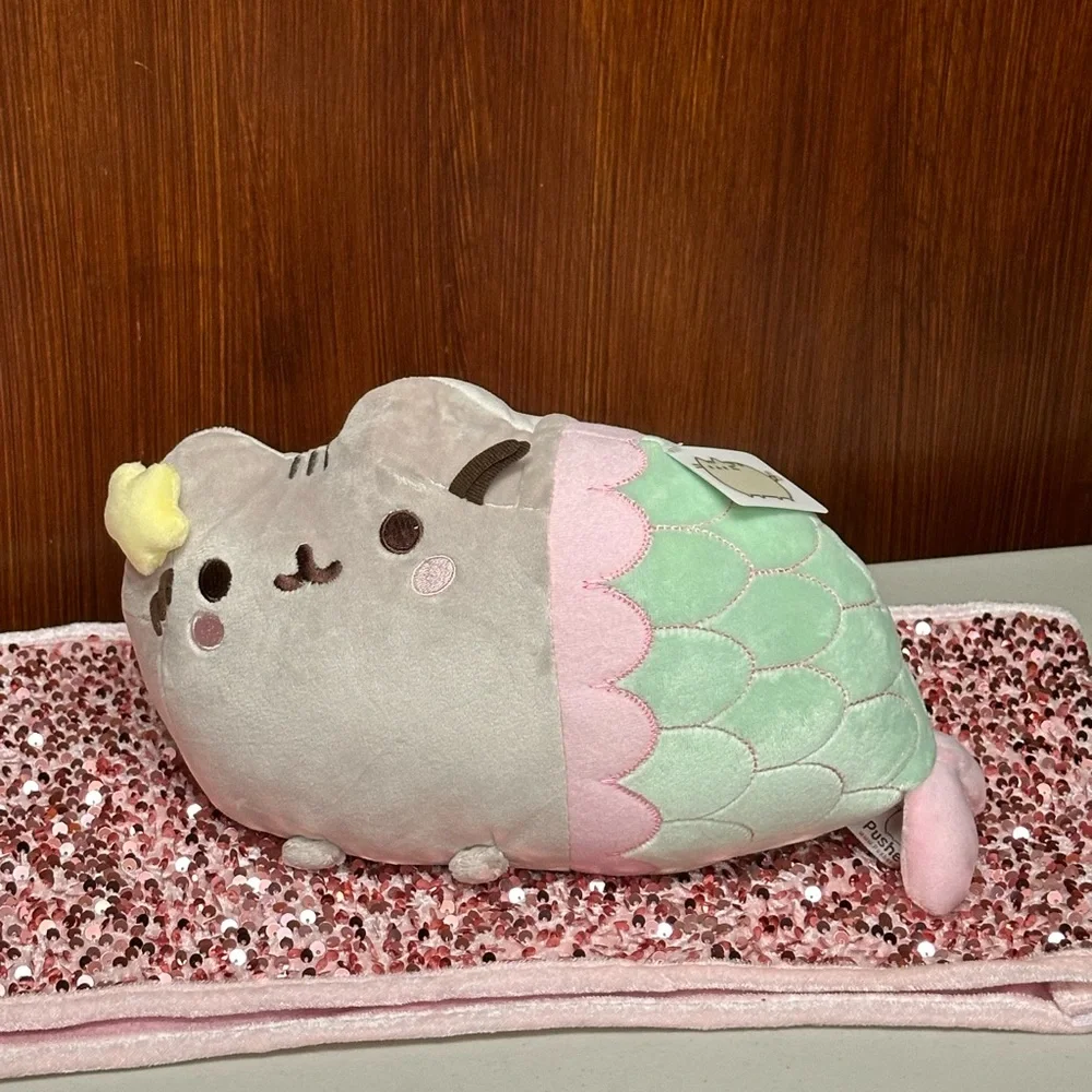 Pusheen Gund Stuffed Animals Mermaid shaped - Picture 1 of 14